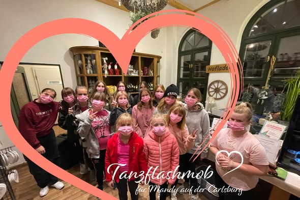 Tanzflashmob für Mandy auf der Carlsburg